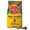 Marcilla Puro Arábica Sudamérica Brasil y Colombia. Café en grano 400 gr.